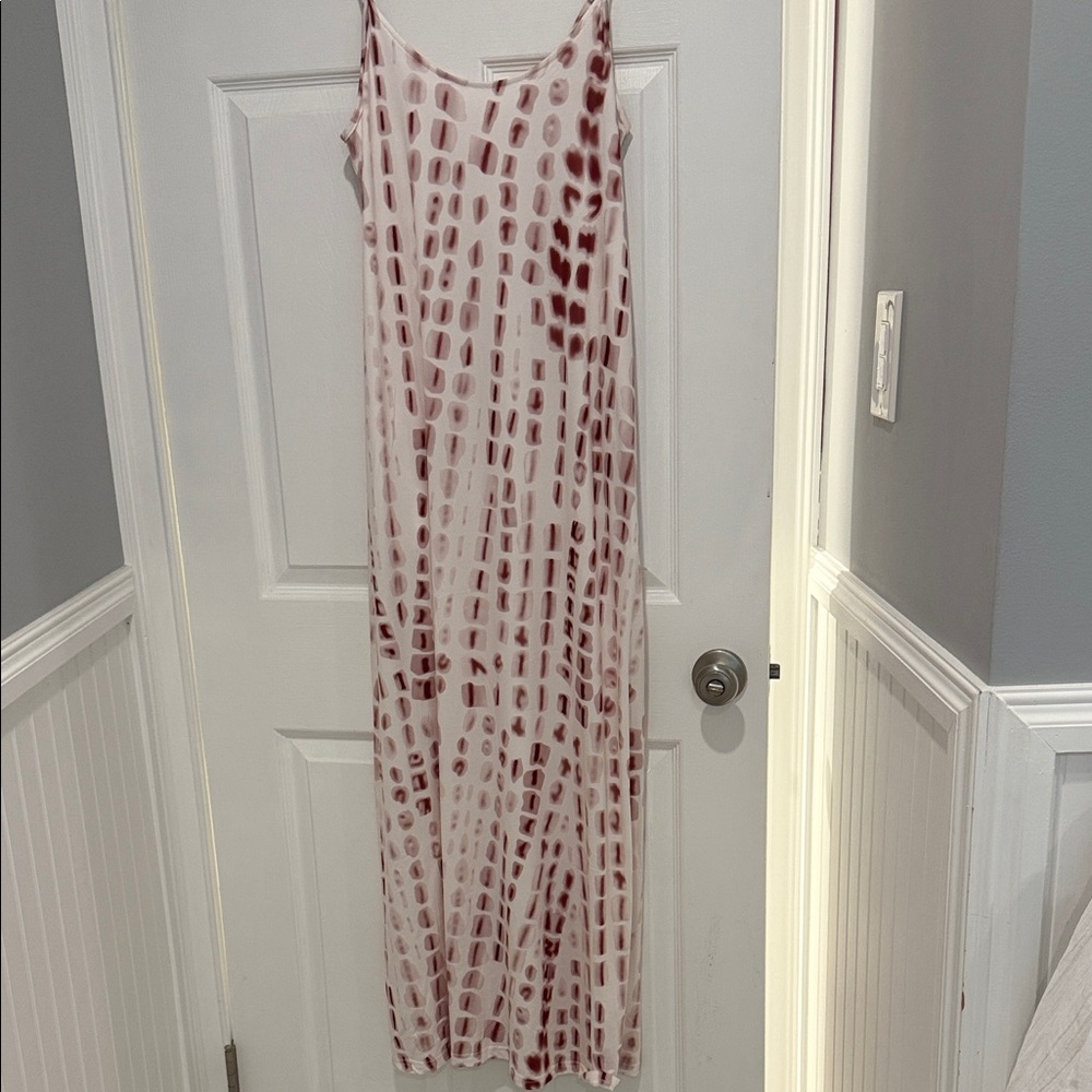 Stylish Red and White Women's Dress